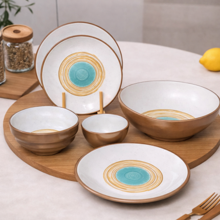 صحون ميلامين نقش عصري