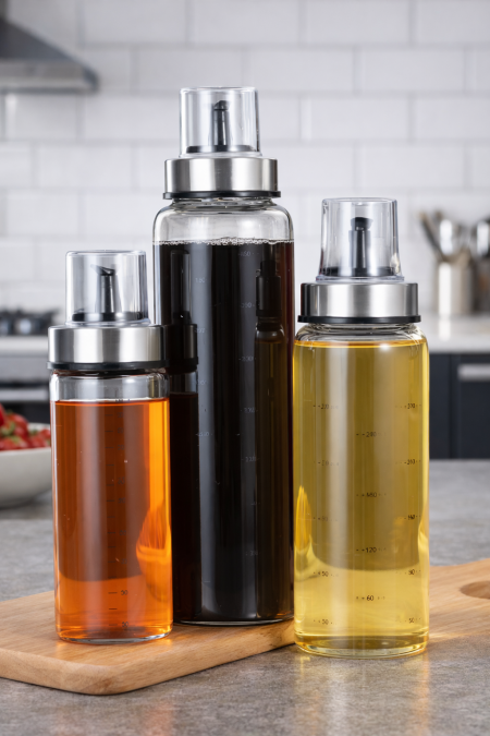 ابريق زيت مع غطاء