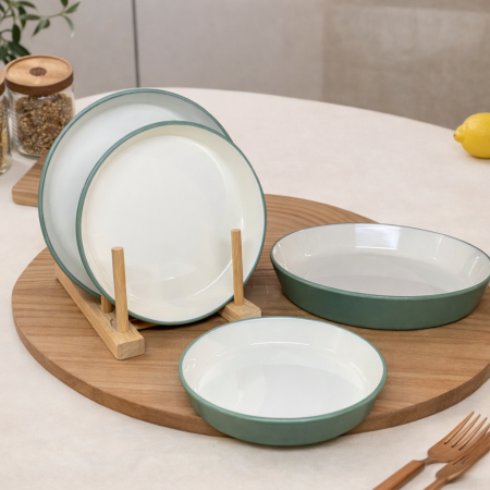 صحون ميلامين دائري