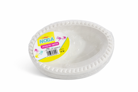 صحن بلاستيك بيضاوي