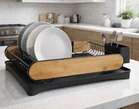 مشك جلي حافة خشب بامبو