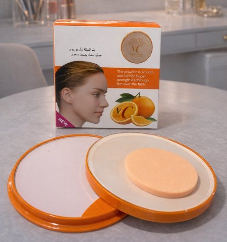 بودرة مضغوطة فيتامين سي VC ( 2in1)