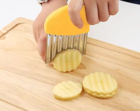 قطّاعة بطاطا مموّجة