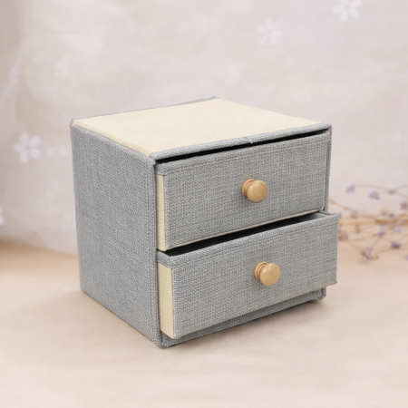 جوارير قماش طبقتين - أزرق