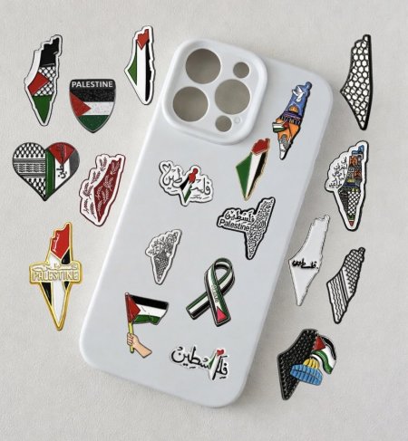ستيكرات معدنية - فلسطين