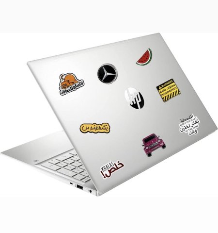 ستيكرات معدنية- مشكل