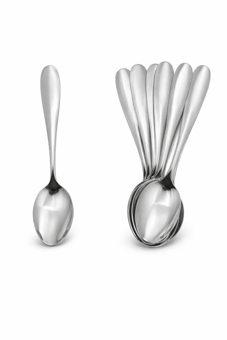 طقم معالق ستانلس سادة عملي /12