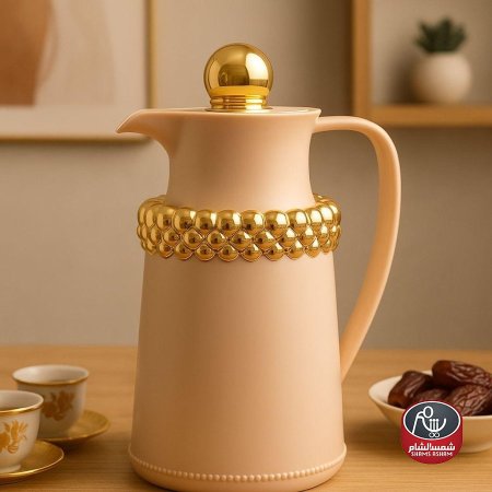 ثيرموس قهوة حزام ذهبي