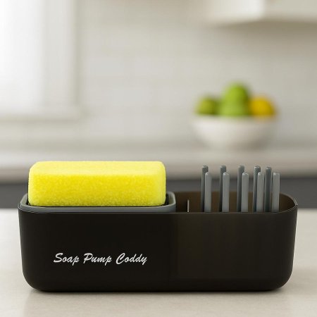 منظم إسفنجة وصابون للمجلى – Soap Pump Caddy