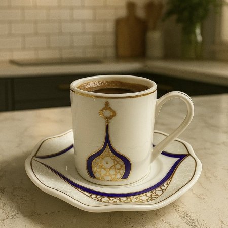 فناجين قهوة زخارف اسلامية