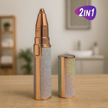 ماكينة إزالة شعر الوجه والحواجب 2IN1