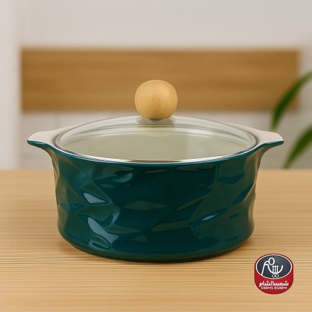 اخضر غامق - مموج