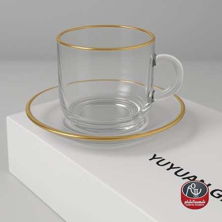 شفاف - قهوة