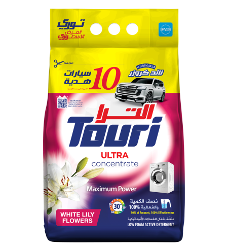 توري ألترا مسحوق غسيل ملابس اتوماتيك – 4 كغم