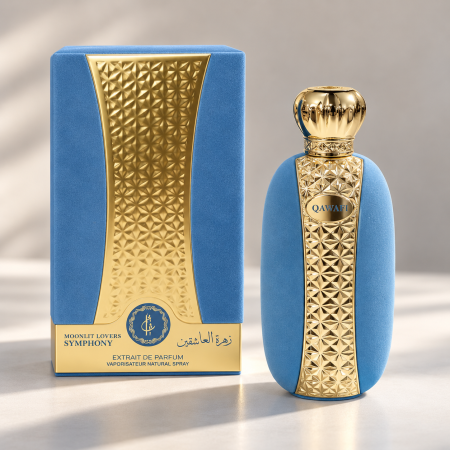 عطر-زهرة العاشقين / QAWAFI Moonlit Lovers Symphony 90ml