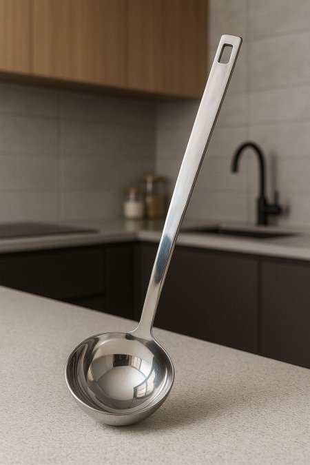 مغرفة شوربة ستانلس ستيل عميق