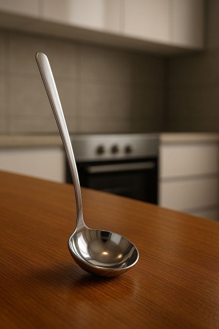 مغرفة شوربة ستانلس ستيل ثقيل