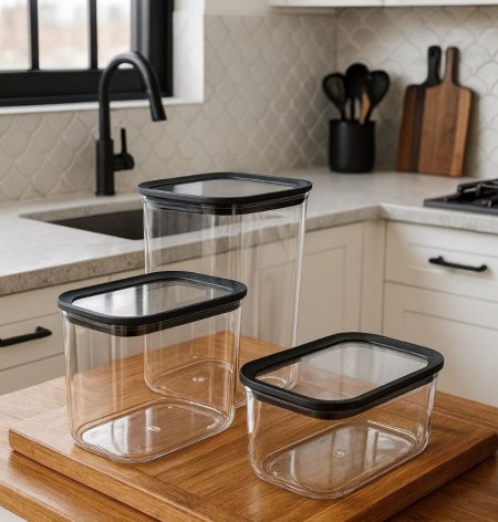 طقم تبروير اكريلك 3 قطع كبير