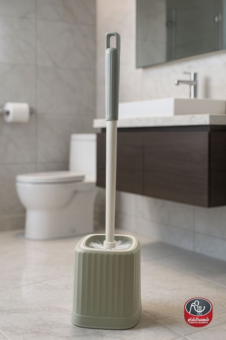 فرشاة حمام قاعدة محزز ملون