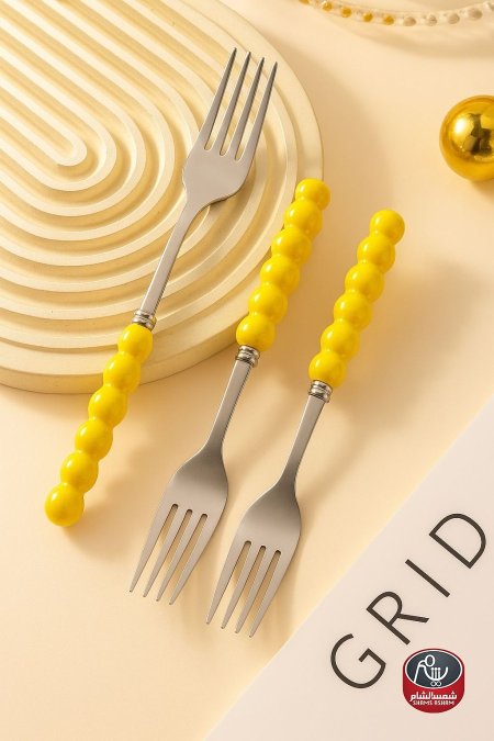 طقم شوك ببلز كبير ملون