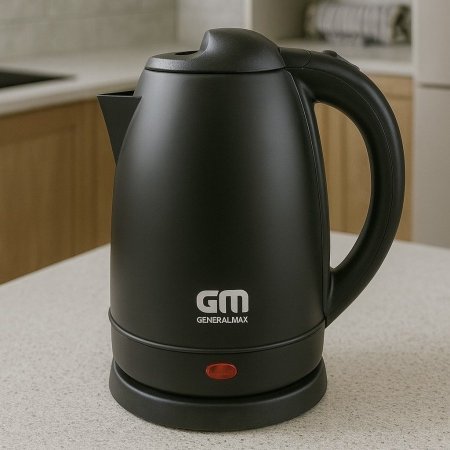 سخان كهربائي ستانلس أسود GM