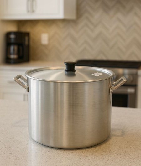 طنجرة ألمنيوم ثقيل