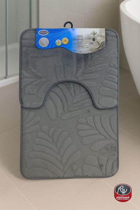 طقم دعسة حمام تقشة اوراق نباتية