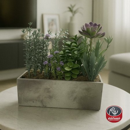 قوارة ورد حجر زهور منسقة